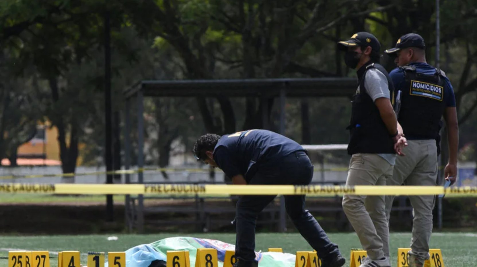 Escena del crimen donde falleció Solórzano Foppa.